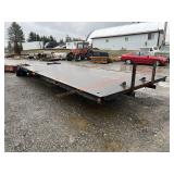 25' Dove Tail Equipment Deck w/ Ramps