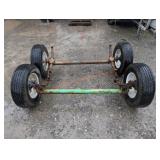 4' Drop 5000lb Tandem Axles