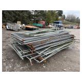 Lot Assorted Chain Link Temporary Fencing
