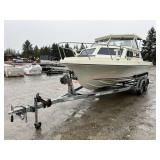 1981 GlasPly Runabout w/ EZ Loader Boat Trailer