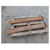 2 HD Forklift Fork Extensions