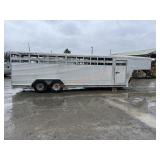1996 Featherlite 8120 Gooseneck Stock Trailer