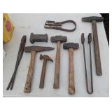 Blacksmith Tongs & Hammers
