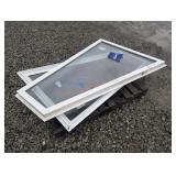 2- Vinyl Four Sided Gable Picture Windows