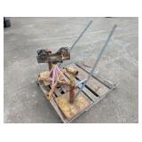 Heavy Duty Pipe Roller Stand & 2 Mounting Stands