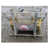 Caged Industrial Tank for Hazmat Liquid
