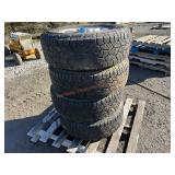 4- 8L Chevy Aluminum Rims & Tires