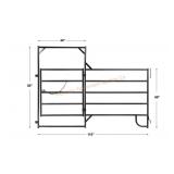 7' x 9.5' HD Panel w/ Gate