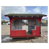 ~5'x10' U Pick Shed on Steel Skids