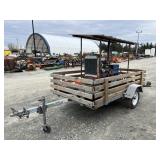 Diesel Generator w/ 1999 King Utility Trailer