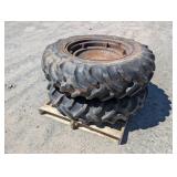13.6-28 Powermark Tractor Tires w/ 12' 8L Wheels