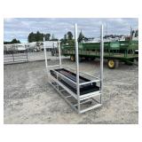 Aluminum Rolling Racks & Plastic Garden Bed Trays
