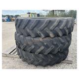 3- Goodyear 480/80R50 Super Traction Radial Tires