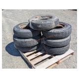 7- 7x14.5 Mobile Home Tires w/ Rims