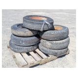 7- 7x14.5 Mobile Home Tires w/ Rims