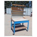 Shop Table on Wheels