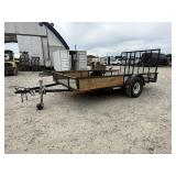 2018 COTC 12' S/A Utility Trailer