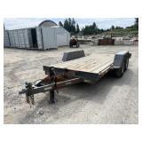 1996 Load Trail Tilt Deck Flatbed Trailer