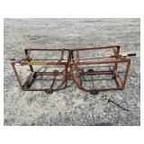 2- 55 Gallon Drum Carts