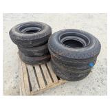 6- Trailer Wheels w/ 8-14.5LT14PR Lasta Tires