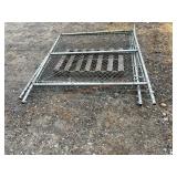 2- Chainlink Gates w/ Barbed Wire
