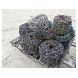 Pallet- Assorted Barb Wire
