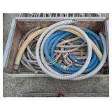 Crate Assorted Suction Hoses