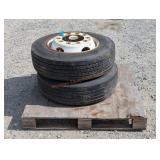 2- 10L Accuride Extra Service Wheels w/ Tires