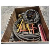 Crate- Assorted Air Hoses and Shop Supplies