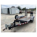 2012 MET Steel Deck Equipment Trailer