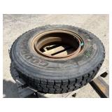 Goodyear 24.5 Single Tire & Rim