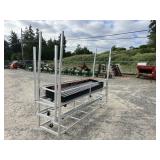 3- Welded Aluminum Rolling Racks