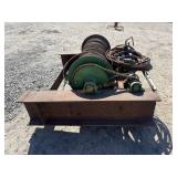 Hydraulic Farm Winch w/ ~1200' Winch Line