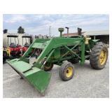 John Deere 4020 Diesel Tractor w/ Front End Loader