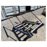 Steel Stairwell w/ 5 Treads & Hand Rails