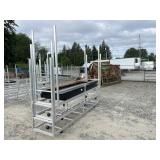 Aluminum Rolling Racks & Plastic Garden Bed Trays