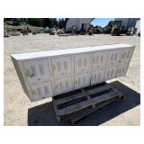 ~12- Metal Locking Storage Cubicles