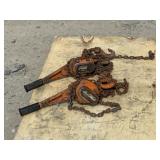 2- Half Ton Chain Hoists