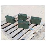 4- .30 Caliber Ammo Boxes