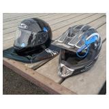 Motorcycle Helmets - Extra Small & Extra Large