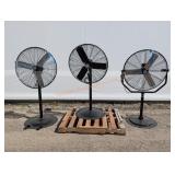 3- ~30' Fans