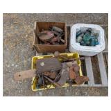 Glass Insulator & Vintage Hand Tools