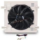 Aluminum Radiator Fan Shroud Assembly + 16' Fan