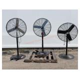 3- ~30' Fans