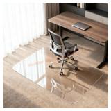 Glass Chair Mat for Carpet, 32'x48' Tempered Gla