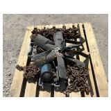 Assorted Chains & Vickers Hydraulic Pump