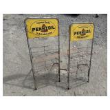 2- Vintage Penzoil Display Stands