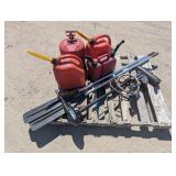 Gas Cans, Paddles, Trolling Motor