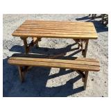 ~5' Picnic Table & Benches