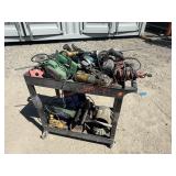 Rolling Shop Cart w/ Misc Tools